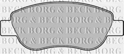 BORG & BECK bbp2186 -  Комплект тормозных колодок, дисковый тормоз